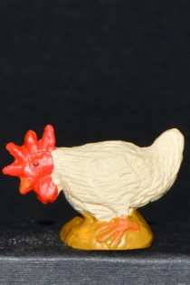 poule penchée 6 cm